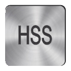 Kombinovaný strojní závitník - Bit "krátký", HSS, broušený